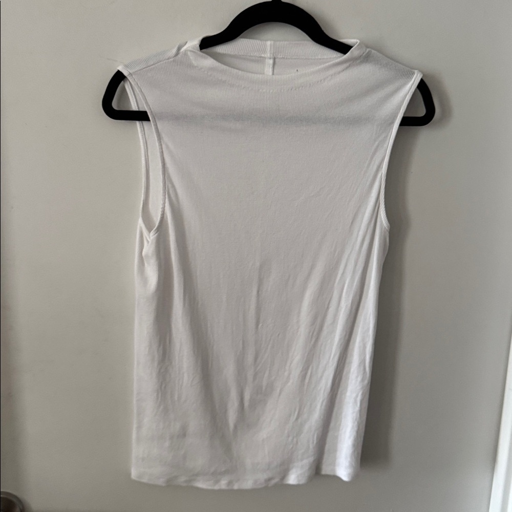 Everlane THE PIMA MICRO-RIB FUNNEL-NECK TANK - Picture 5 of 8